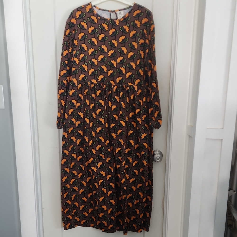 Floral Long Sleeve Dress